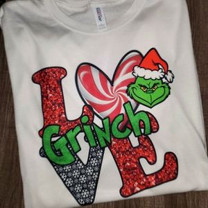 Brand new sublimated Grinch Tshirt